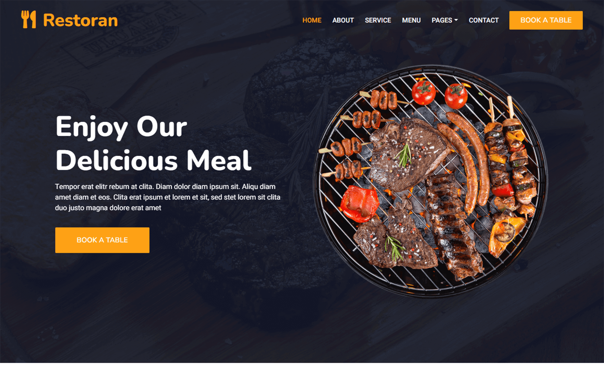 Restoran – Free Bootstrap 5 Restaurant Website Template